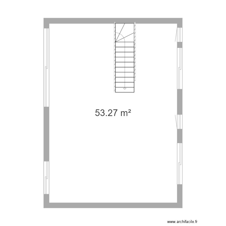 PLAN ETAGE OC. Plan de 0 pièce et 0 m2