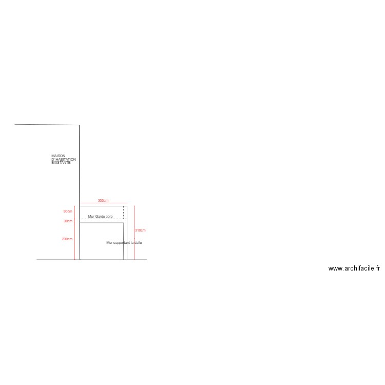 Terrasse vue Nord ouest V2. Plan de 0 pièce et 0 m2