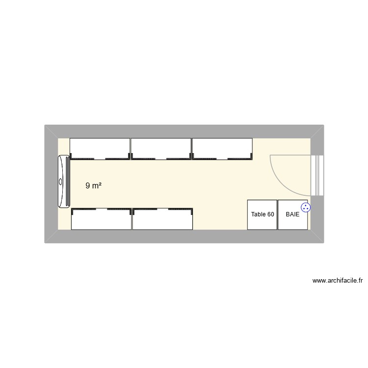 Salle des serveurs / Archives. Plan de 0 pièce et 0 m2 Salle des serveurs / Archives. Plan de 0 pièce et 0 m2
