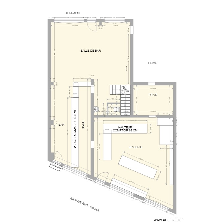 BAR 2. Plan de 0 pièce et 0 m2