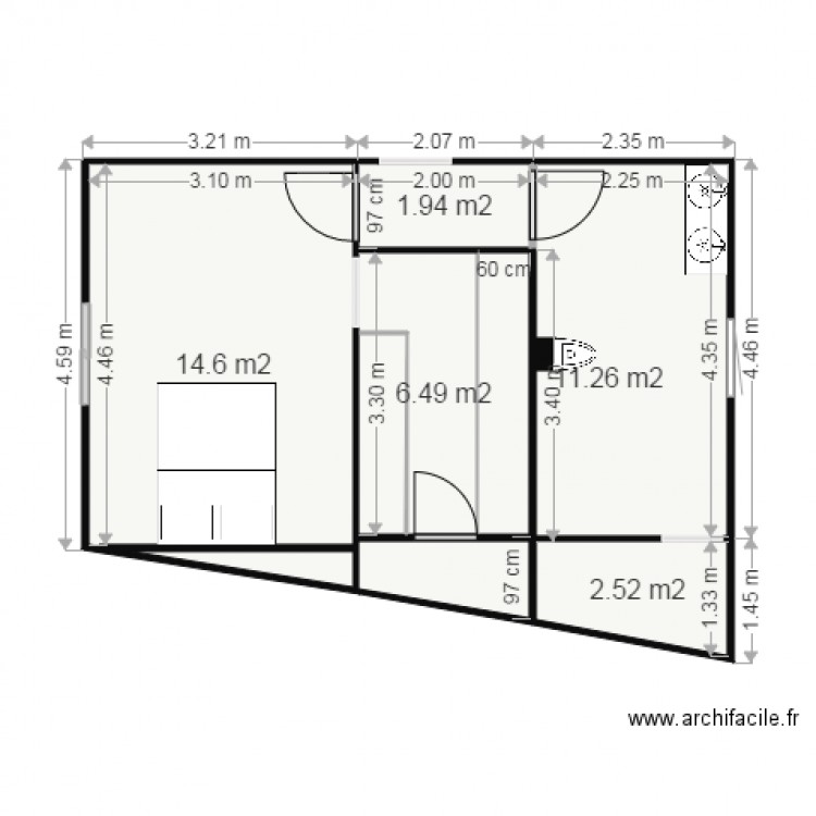 plan alex. Plan de 0 pièce et 0 m2