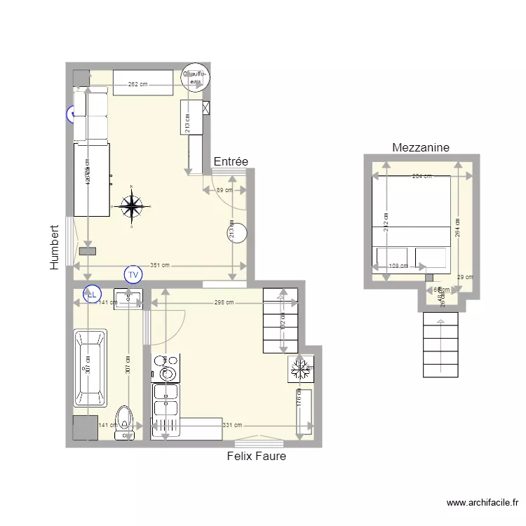2 Humbert RBT. Plan de 