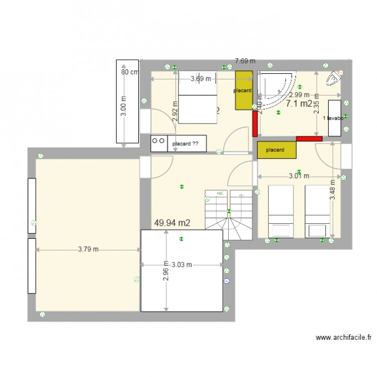 ETAGE 2. Plan de 0 pièce et 0 m2