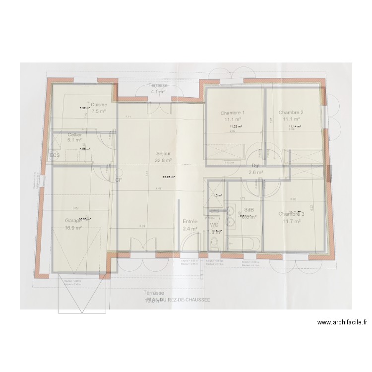 baraig. Plan de 0 pièce et 0 m2