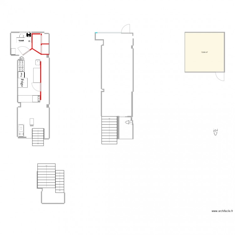 cuisine. Plan de 0 pièce et 0 m2