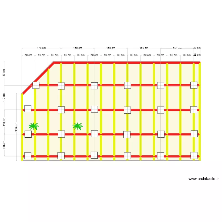 Plan 2 eme terrasse claire et bertrand. Plan de 