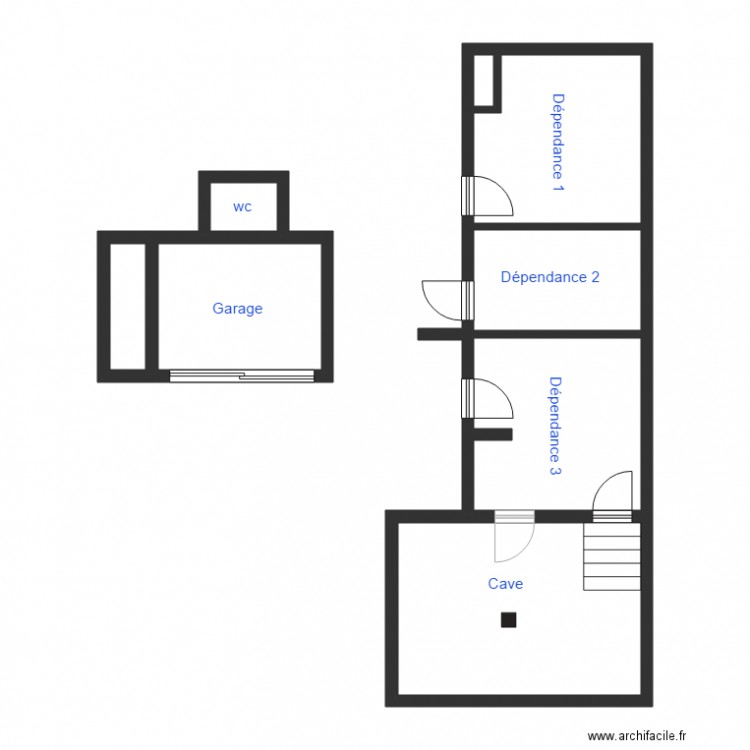 COLLETTE DPANDANCE. Plan de 0 pièce et 0 m2