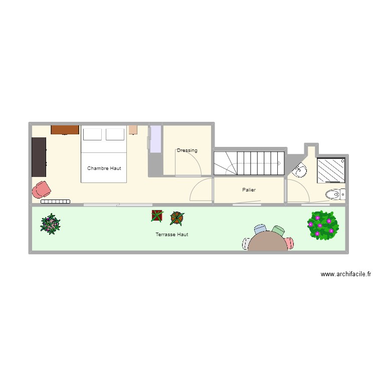 Ernest 5e. Plan de 9 pièces et 41 m2