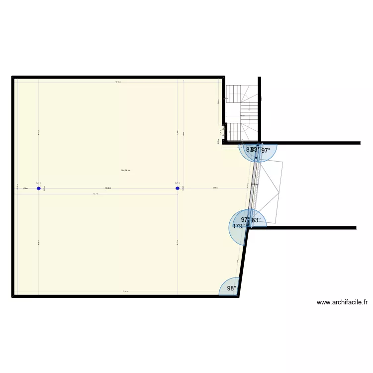 residence oceane  ru de vertue. Plan de 