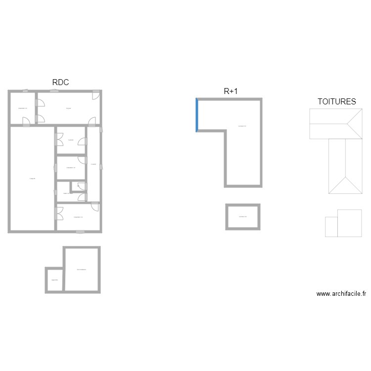 350601171. Plan de 13 pièces et 217 m2