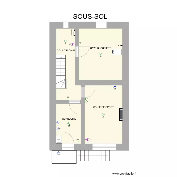 MOU SOUSSOL. Plan de 