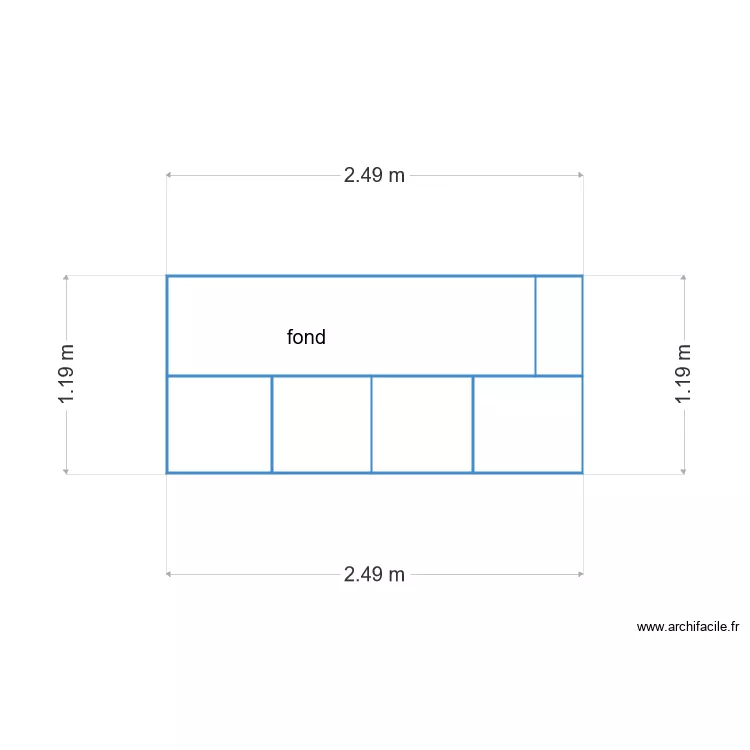 cuisine 220. Plan de 
