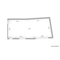 Loge plan &agrave; vide avec Angle