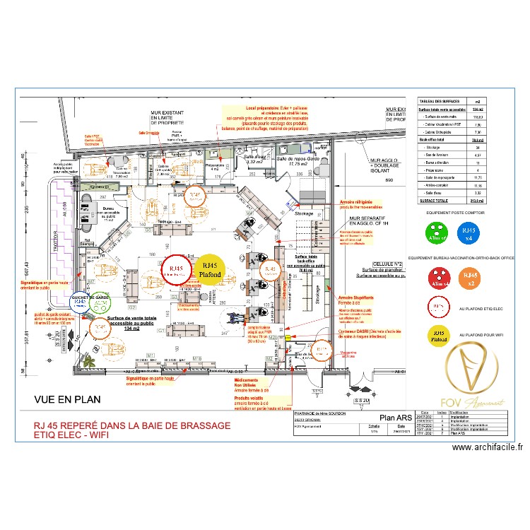 PHARMACIE DE GRIGNAN . Plan de 0 pièce et 0 m2