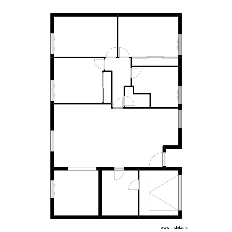 TESTOUD. Plan de 12 pièces et 108 m2