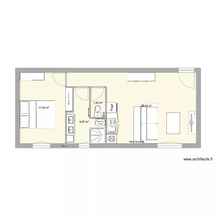 Neauphle Appartement . Plan de 