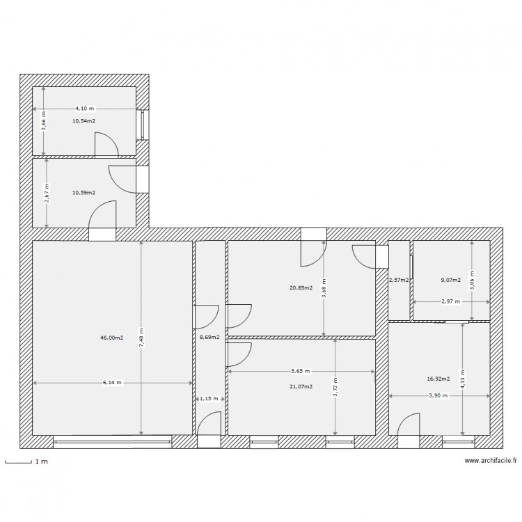 til chatel. Plan de 0 pièce et 0 m2