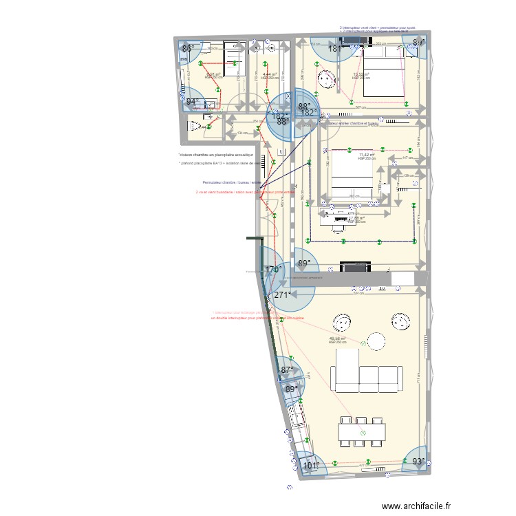 LEDIBERDER V6. Plan de 0 pièce et 0 m2