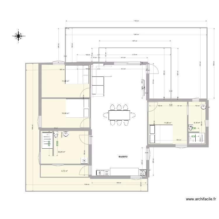 PLAN LOS MUERMOS terrasse. Plan de 