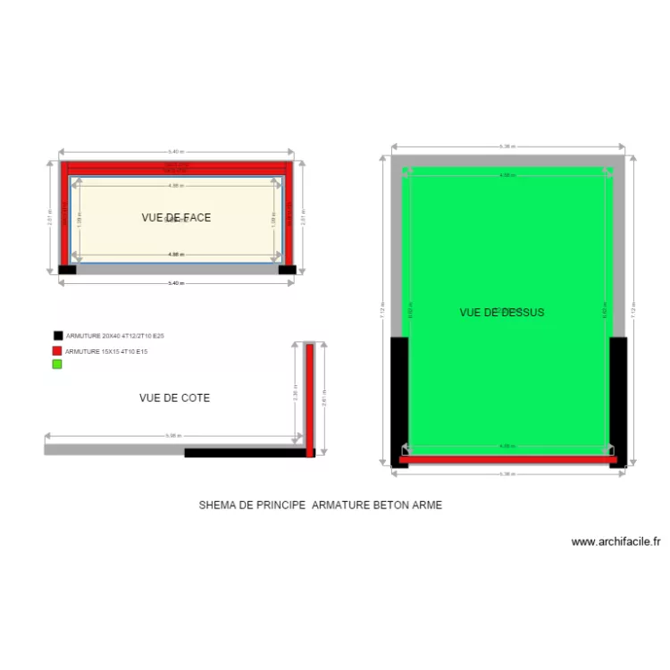 STATIONNEMENT ARMATURES. Plan de 