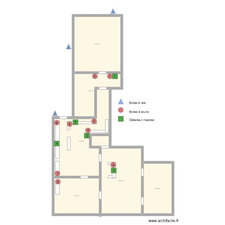 IL Viticolo. Plan de 6 pièces et 171 m2