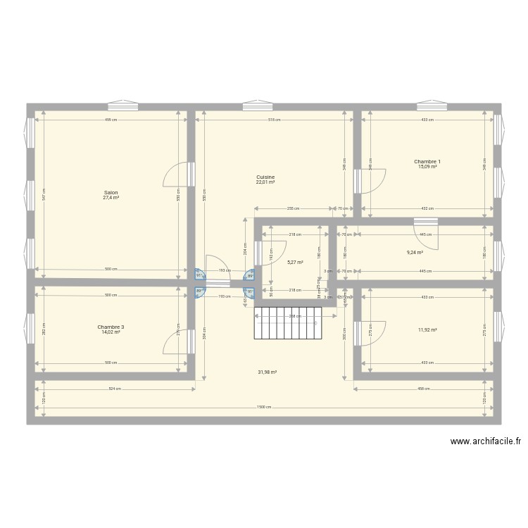 Rez de chaussée. Plan de 0 pièce et 0 m2