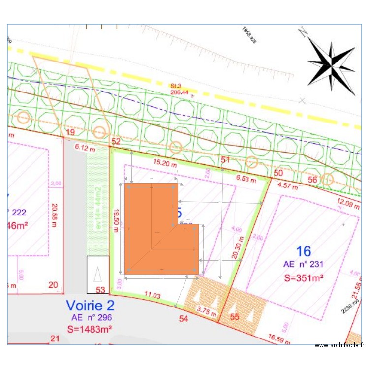 RIVES LOT 15. Plan de 0 pièce et 0 m2