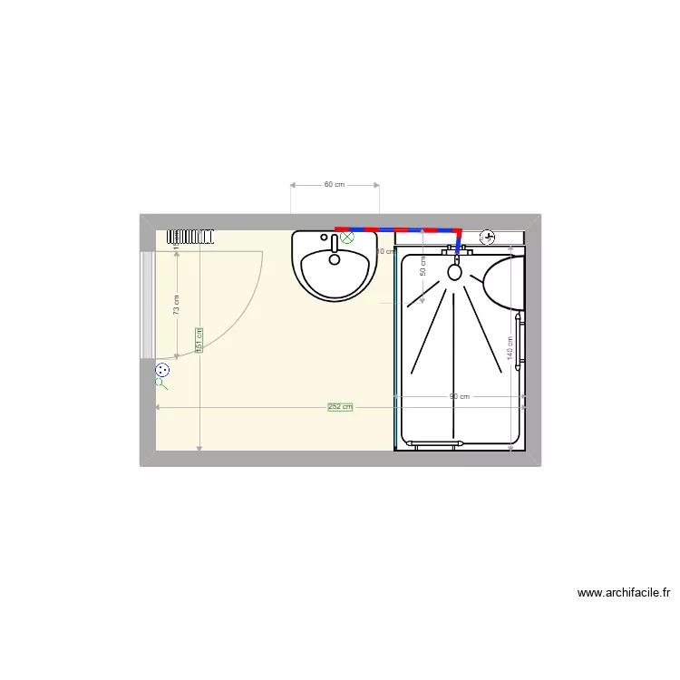 MAMMAD Boucheta r&eacute;nov&eacute;. Plan de 