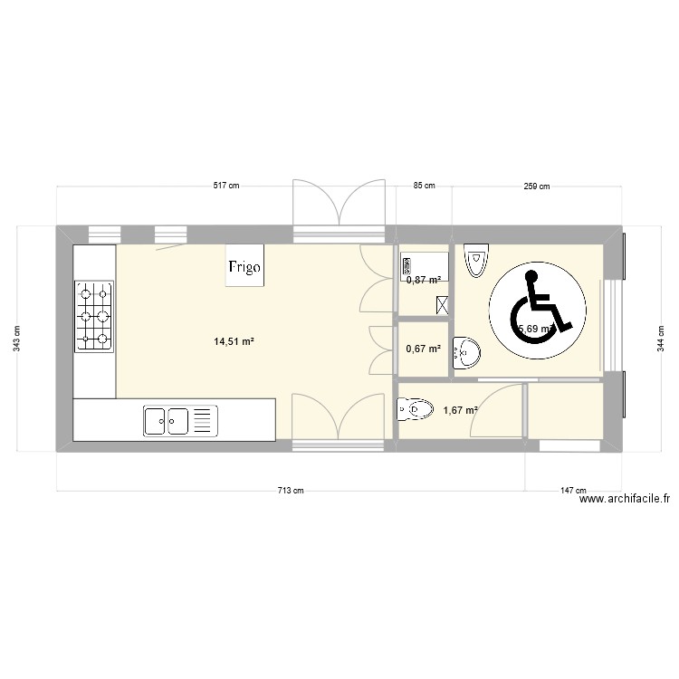 SALLE DE CONDAT. Plan de 0 pièce et 0 m2