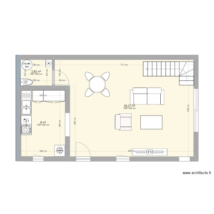 maison. Plan de 0 pièce et 0 m2