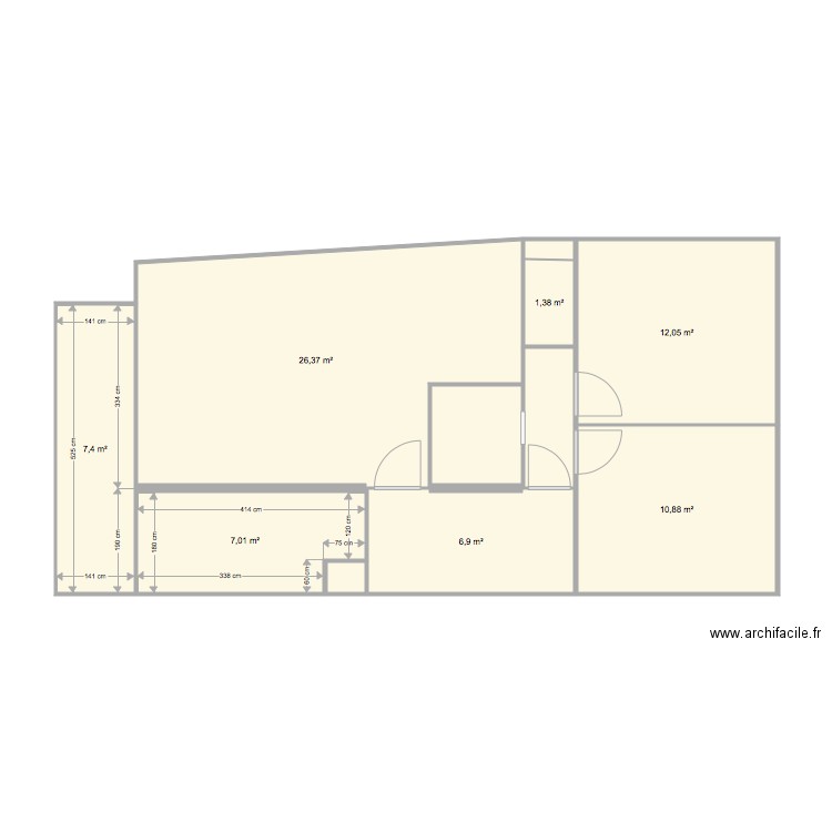 AGUESSEAU. Plan de 0 pièce et 0 m2