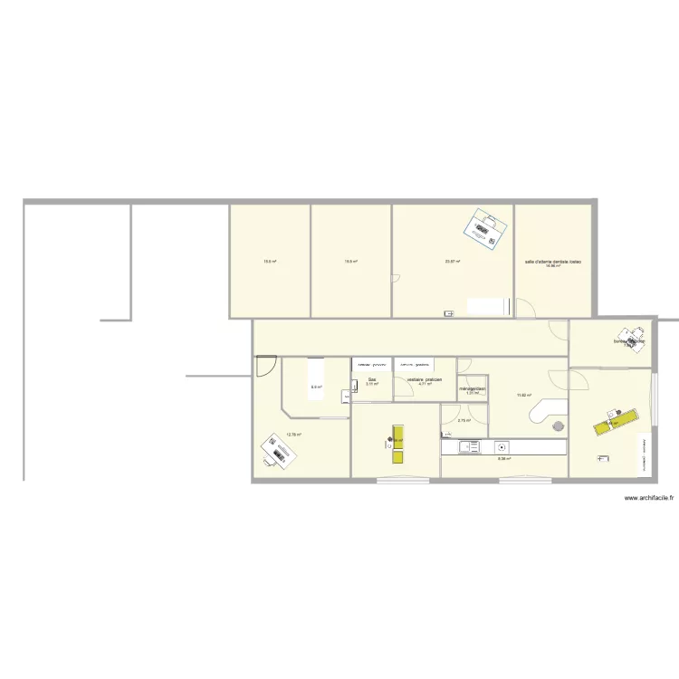 cabinet jp ini. Plan de 