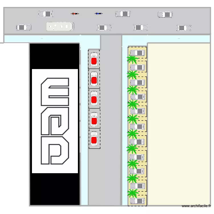 parking projet V4. Plan de 