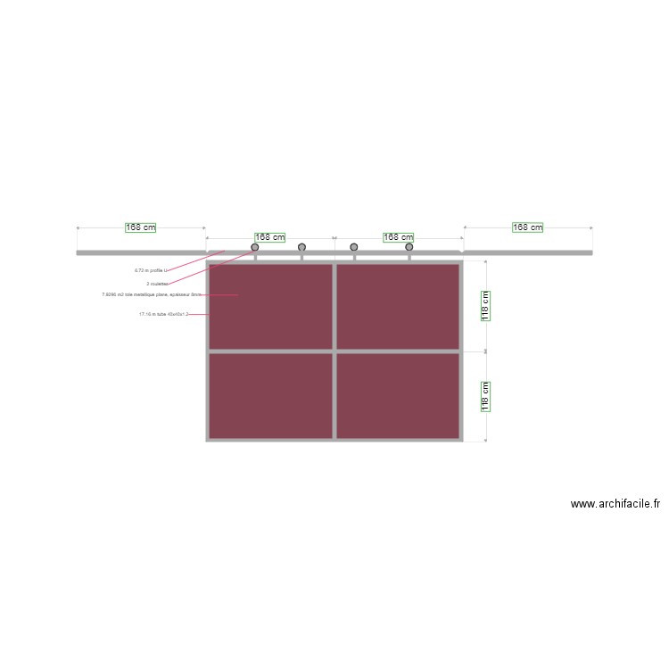 portail3 Q10. Plan de 4 pièces et 7 m2