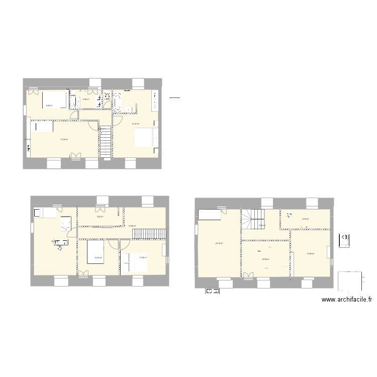 Carantec 1er Niveau Extension CAM. Plan de 0 pièce et 0 m2