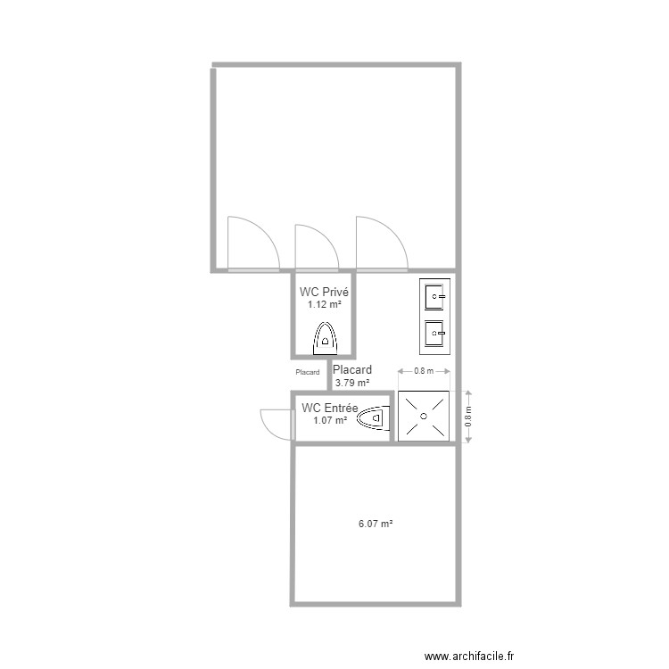 Plan RDC QUIMPER 3. Plan de 0 pièce et 0 m2