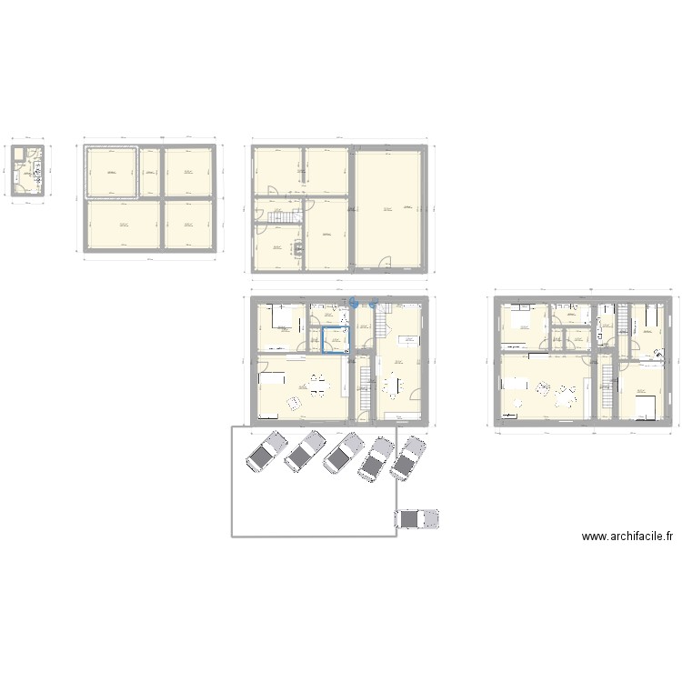 gouvy. Plan de 41 pièces et 465 m2