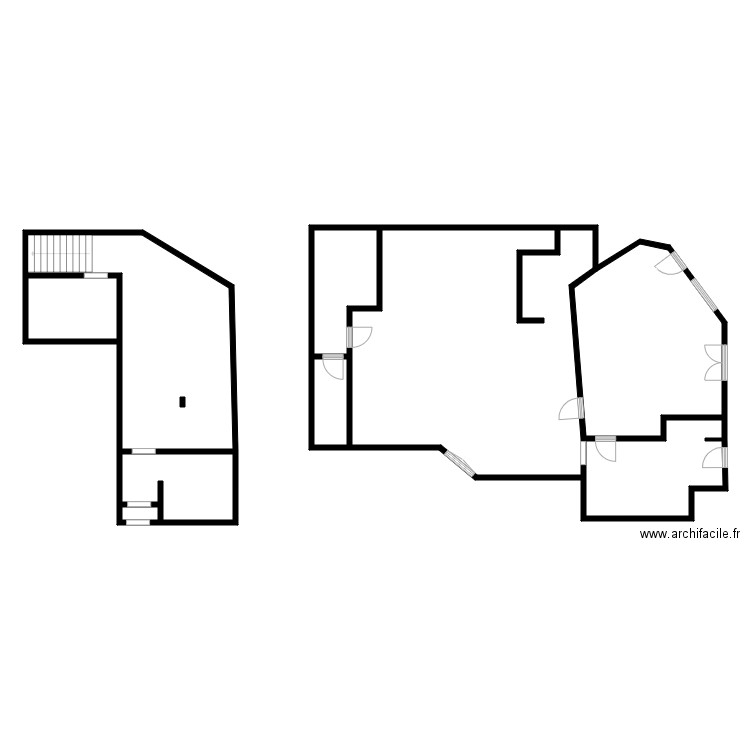 BOULANGERIE YASINE AUBERVILIER. Plan de 9 pièces et 202 m2