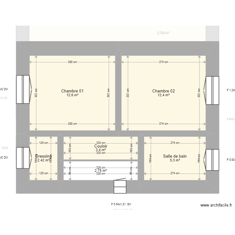 Cuvillier. Plan de 0 pièce et 0 m2