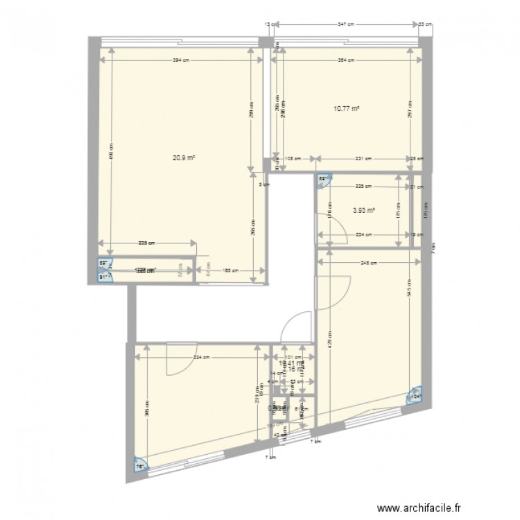 appart sylvain 2. Plan de 0 pièce et 0 m2