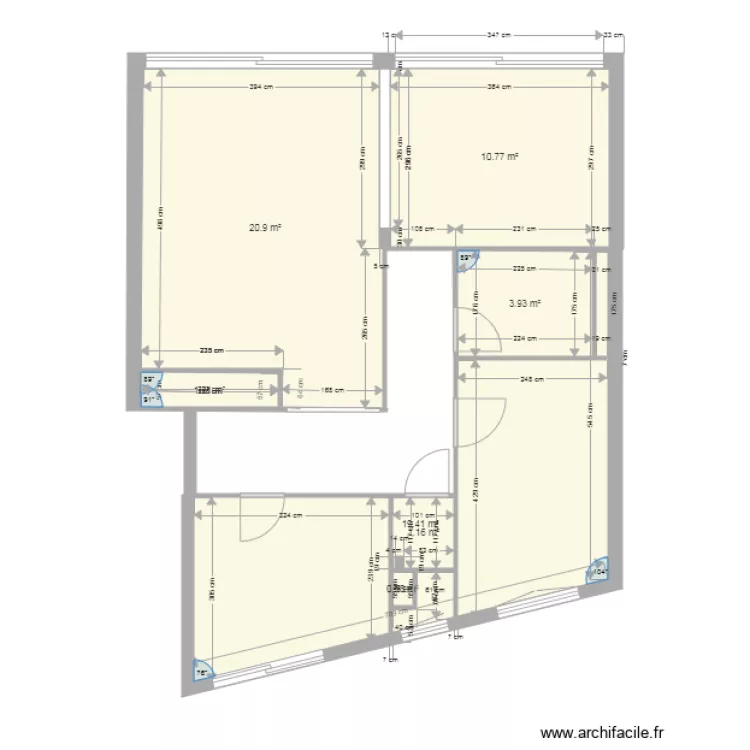 appart sylvain 2. Plan de 