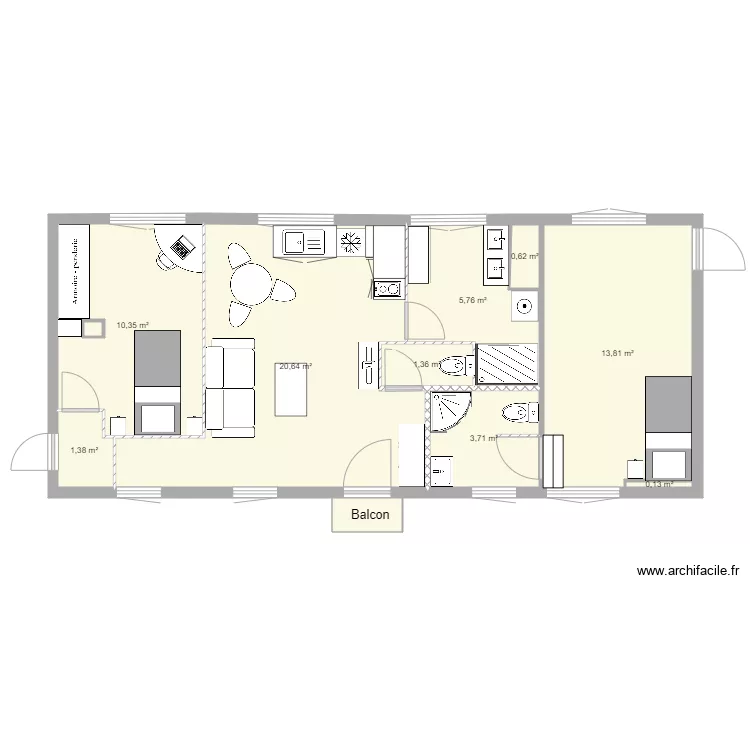 ITTEVILLE Etage MODIF. Plan de 