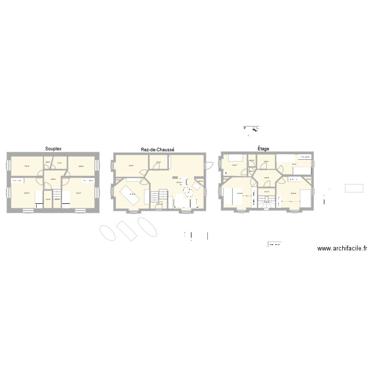 PAU . Plan de 0 pièce et 0 m2