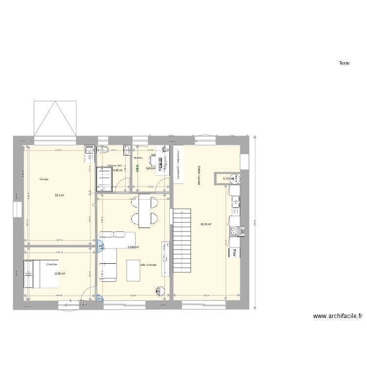 ma maison2. Plan de 15 pièces et 208 m2