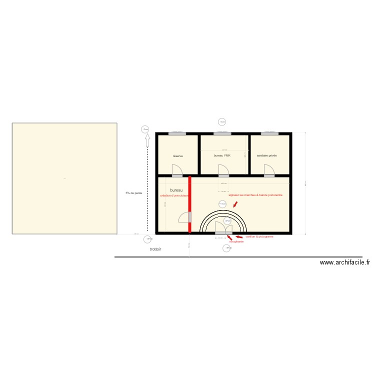 sci monfargan travaux V2. Plan de 0 pièce et 0 m2