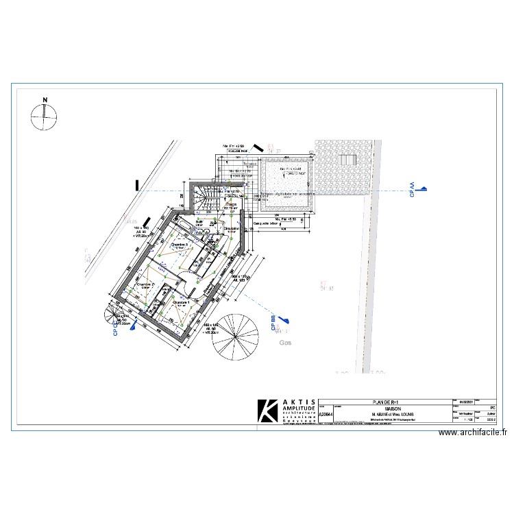 kader étage. Plan de 0 pièce et 0 m2