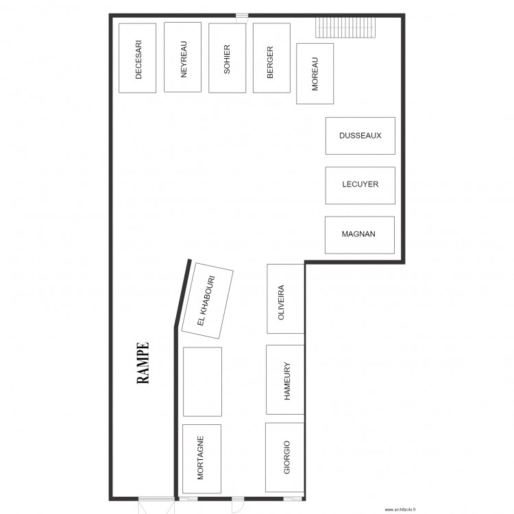 PARKING  HAUT1. Plan de 0 pièce et 0 m2