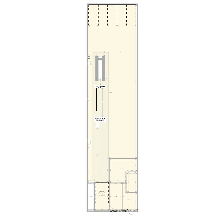 CCT VL ROUBAIX épinal. Plan de 6 pièces et 598 m2