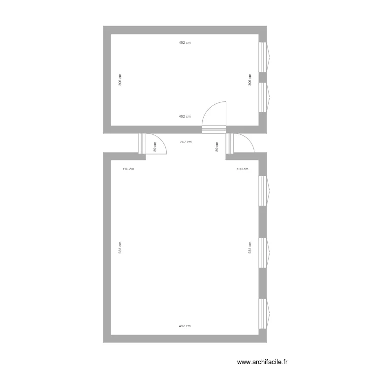 vezon central. Plan de 0 pièce et 0 m2