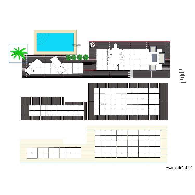 Terrasse 3. Plan de 0 pièce et 0 m2